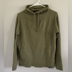 North Face Olive green pull-over. XS (wmn’s). Great condition
